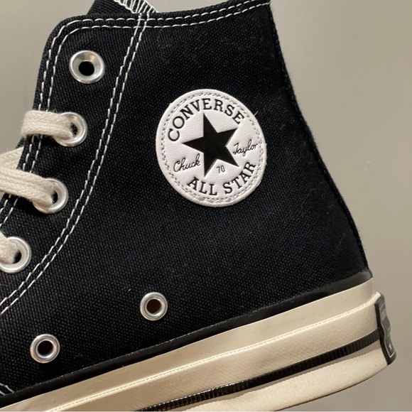 NWT Converse Chuck Taylor All Star 70 High Black Unisex - Picture 6 of 7